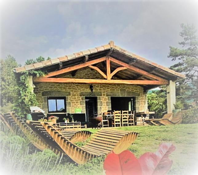 Saint-Andre-Capceze Gite L'Or Des Cevennes מראה חיצוני תמונה